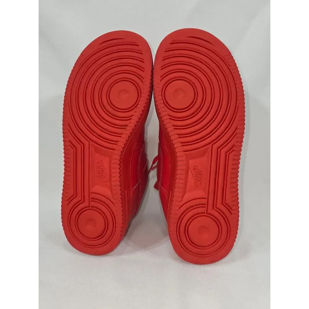 Nike Air Force 1 Low LV8 Leather University Red Big Kids Shoes Size 6.5Y